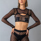 Mesh see through festival set