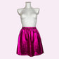 Metallic Pink rave mini skirt